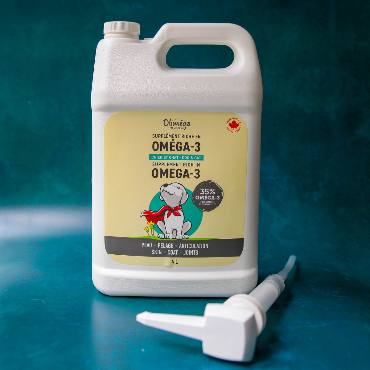 Supplément chien et chat riche en oméga-3