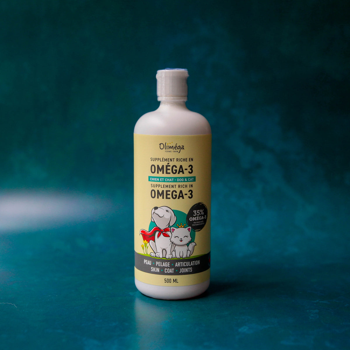 Supplément chien et chat riche en oméga-3