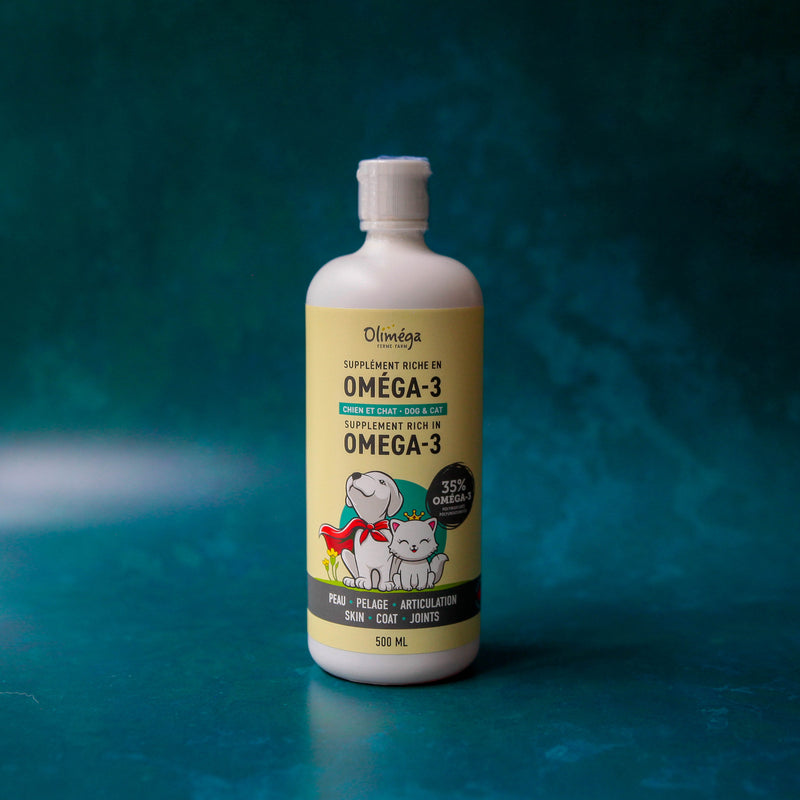Supplément chien et chat riche en oméga-3 - EN DUO
